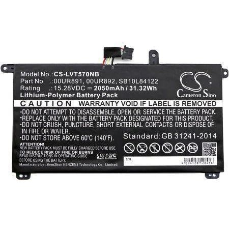 Bsc Preferred Lenovo ThinkPad P51s20HB ThinkPad P51s20HB000SGE Laptop Notebook Repl. Battery CS-LVT570NB